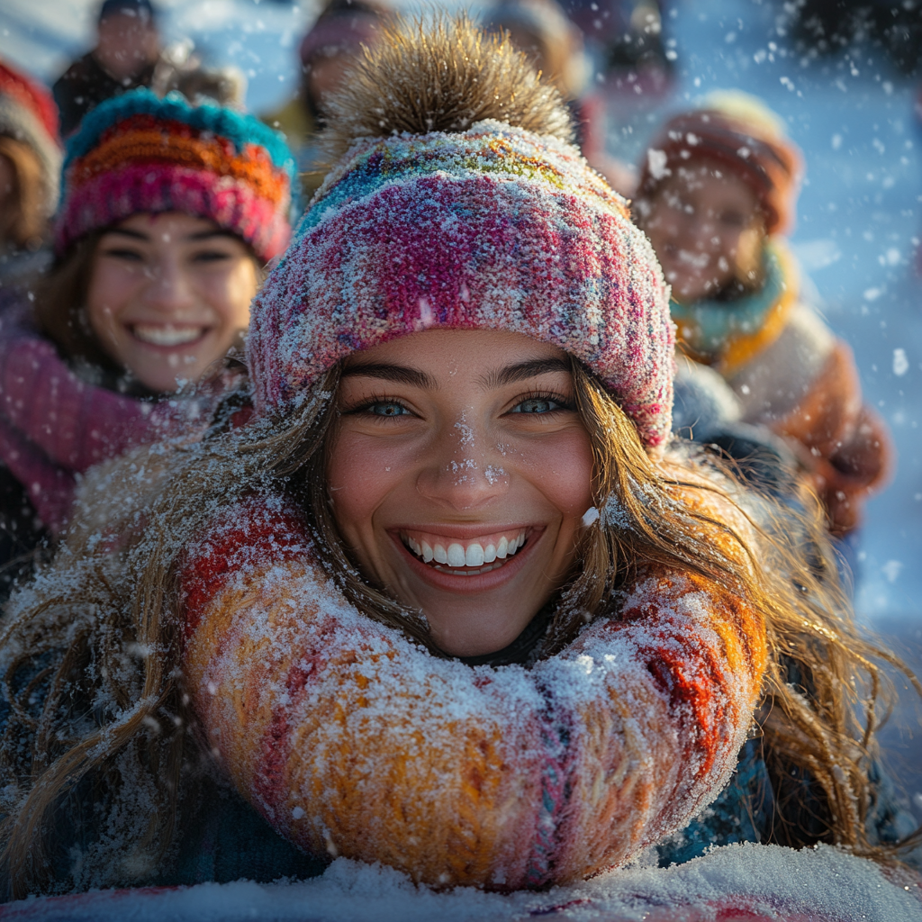 Téli szánkózás vagy hócsata
