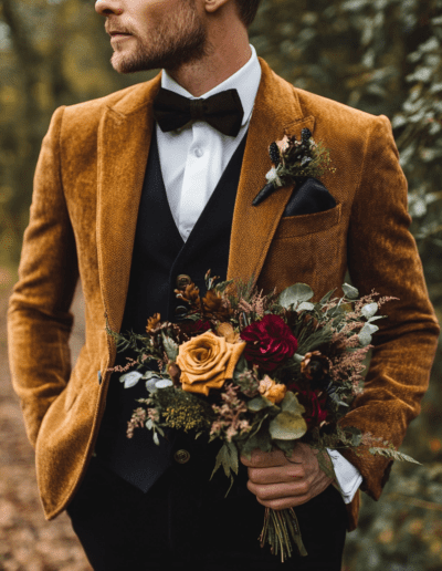 Halloweeni esküvői öltöny