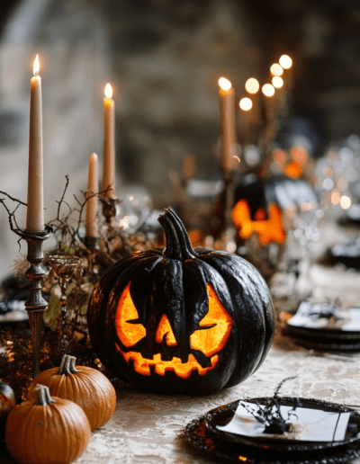 Halloweeni esküvői dekoráció