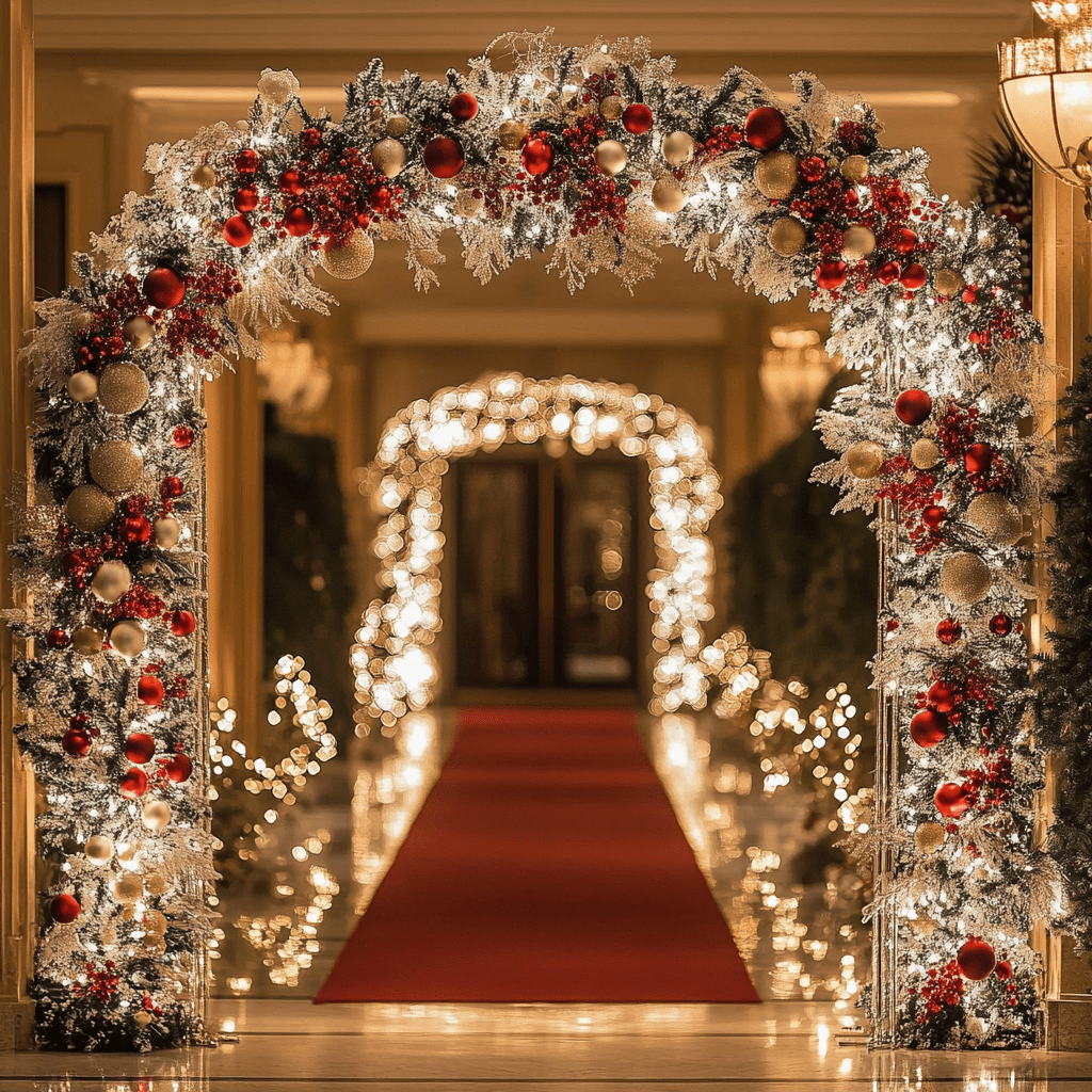 Téli esküvői dekoráció