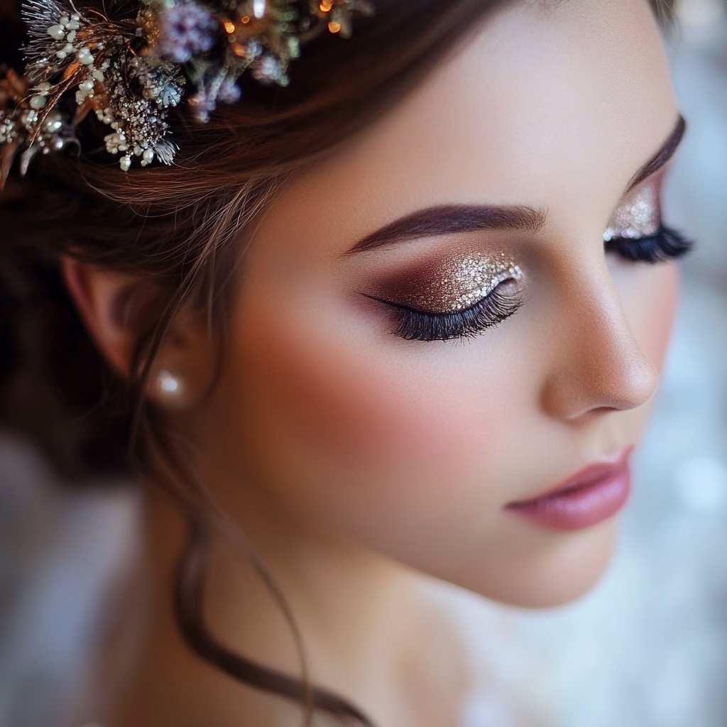 Szilveszteri menyasszonyi smink