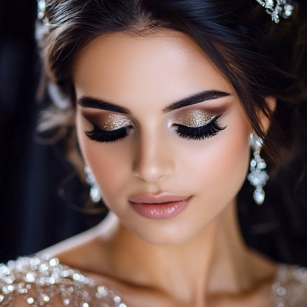 Szilveszteri menyasszonyi smink