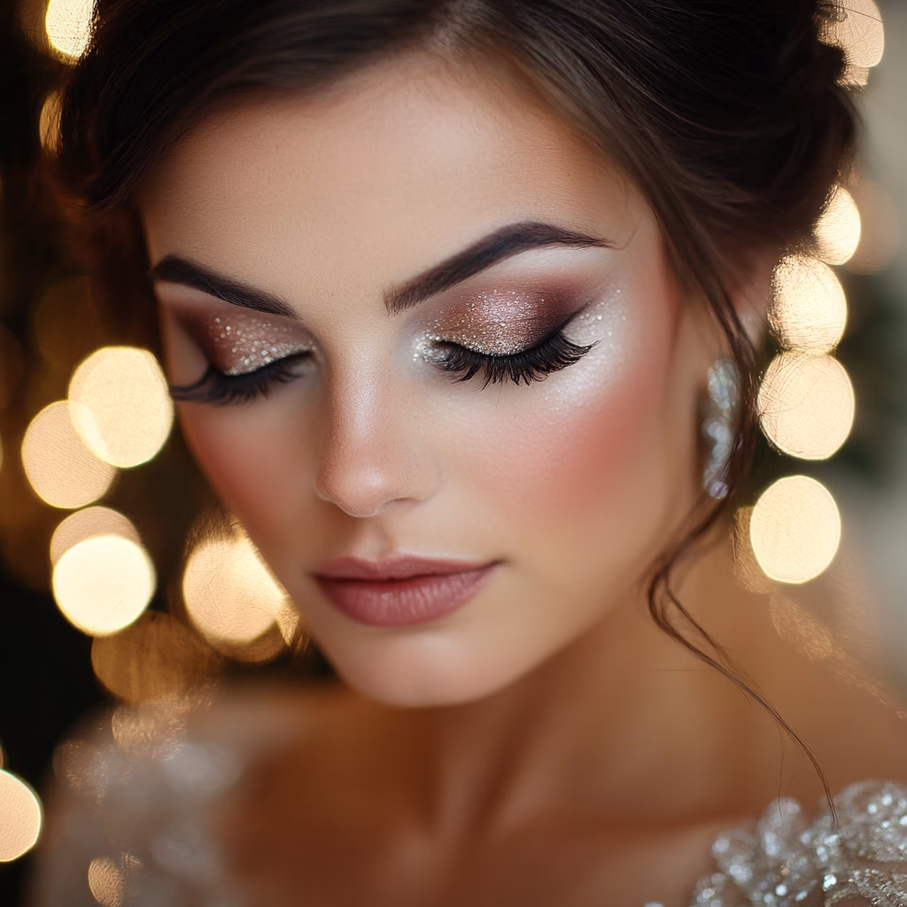 Szilveszteri menyasszonyi smink