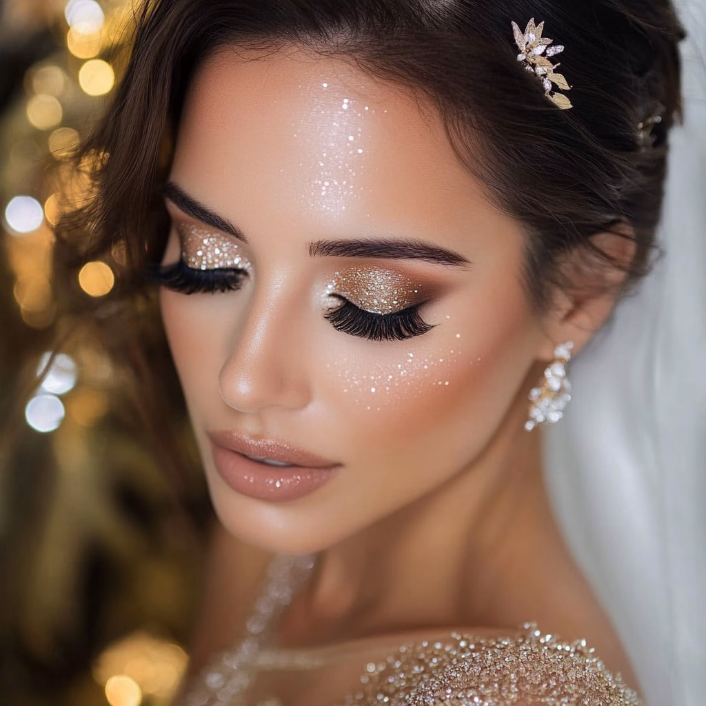 Szilveszteri menyasszonyi smink