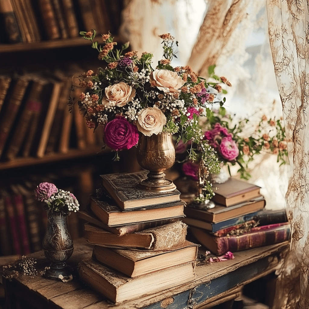 Vintage dekoráció esküvőre