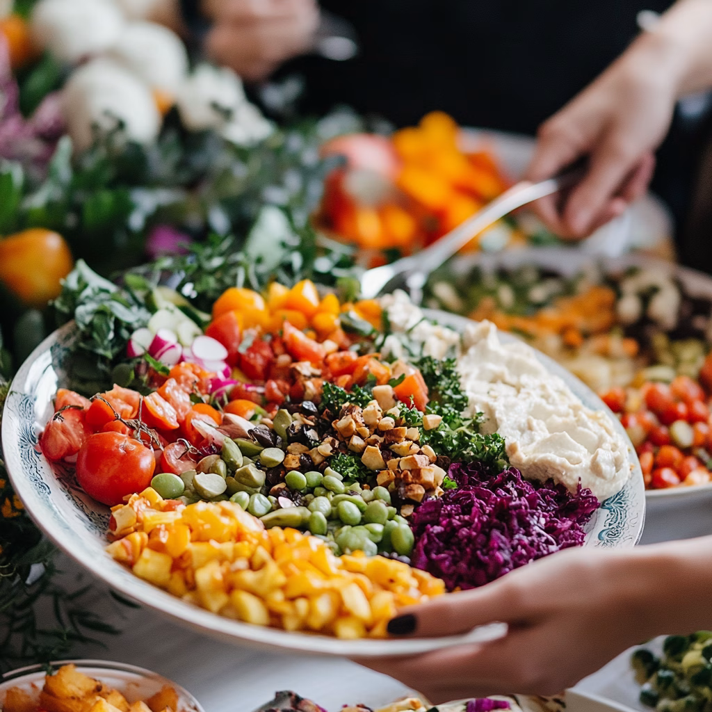 Vega ételek esküvői vacsorára
