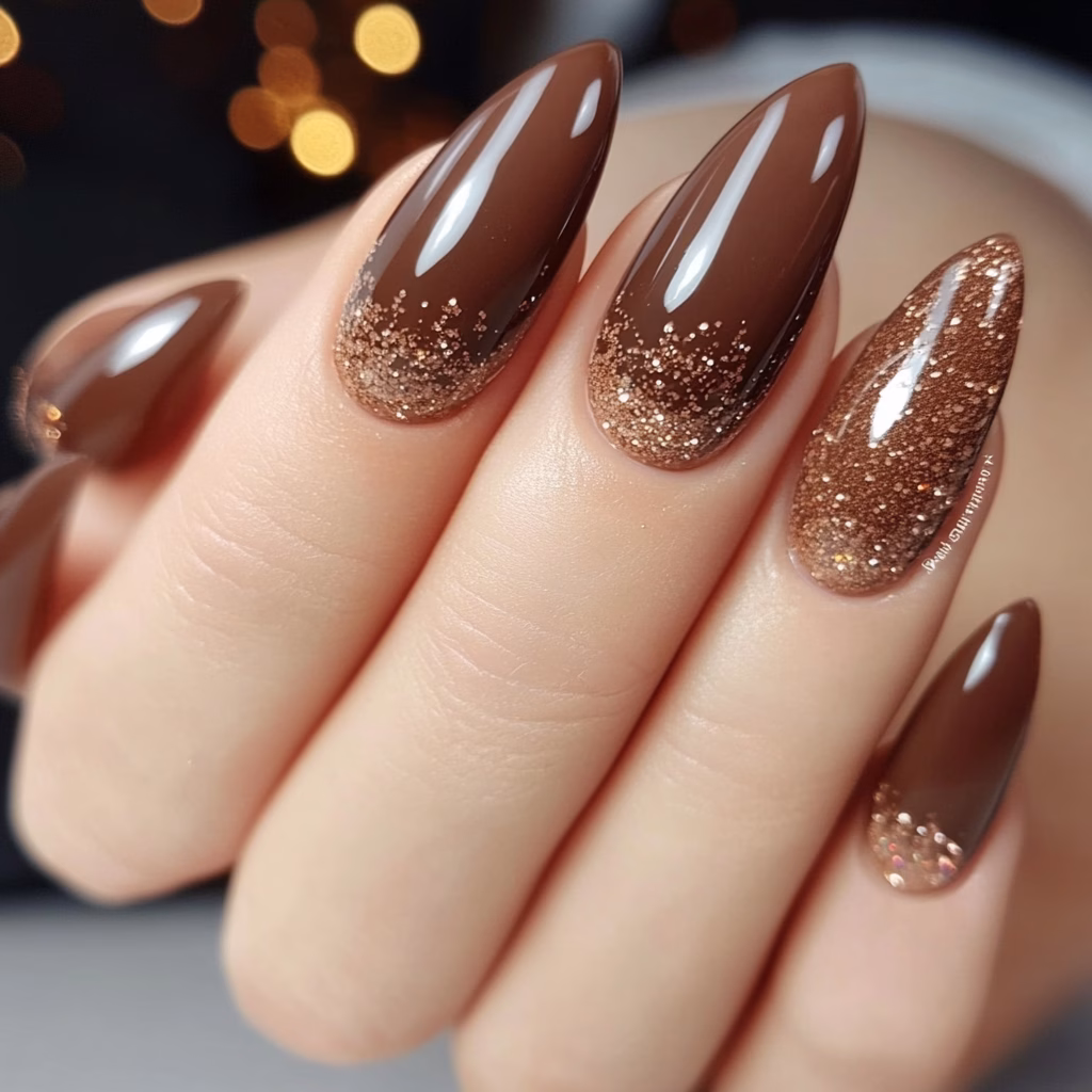 Mocha mousse köröm ötlet