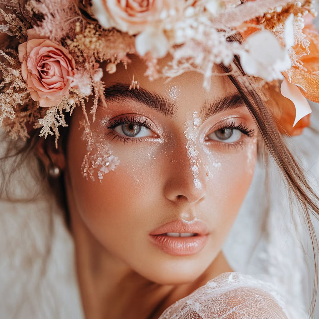 Terrakotta esküvői smink