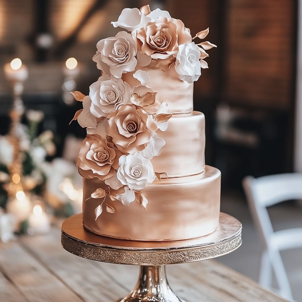 rose gold esküvő
