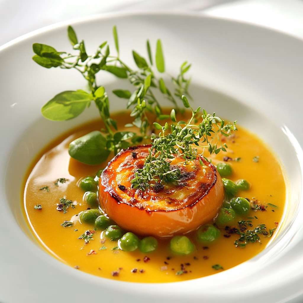 Vegetáriánus esküvő - krémleves