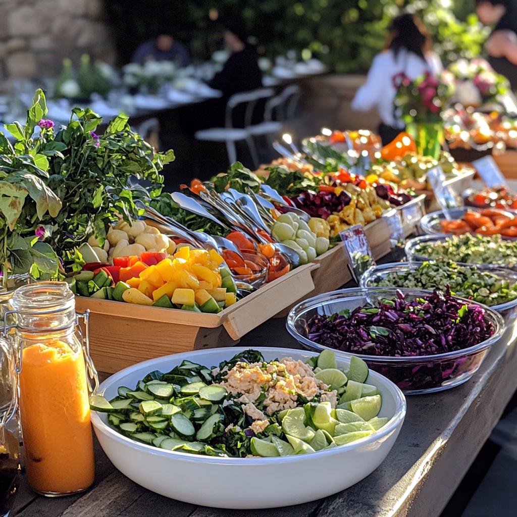 Esküvői italok - vegetáriánus esküvő