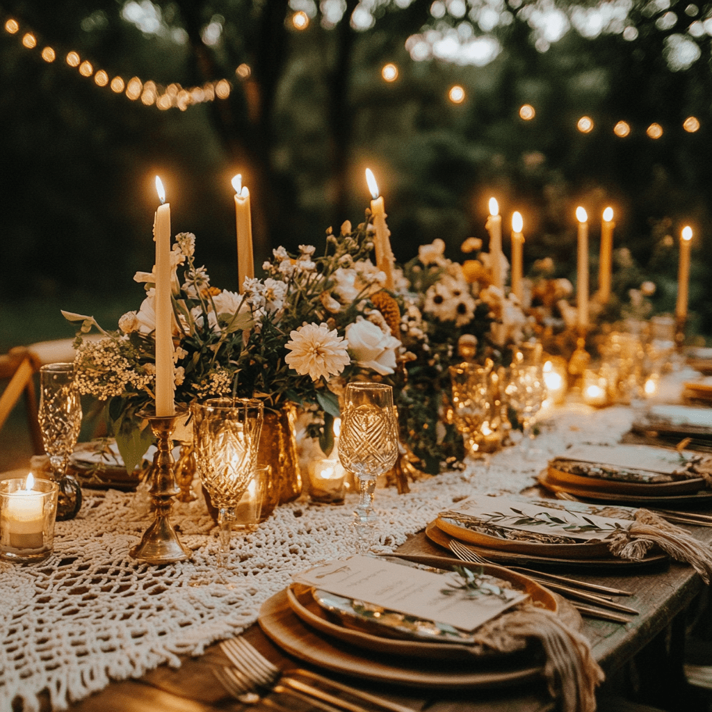 bohém esküvői ötletek