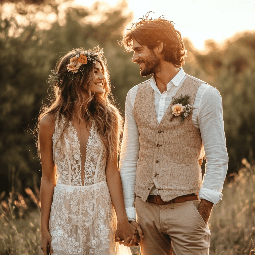 bohém esküvői ötletek