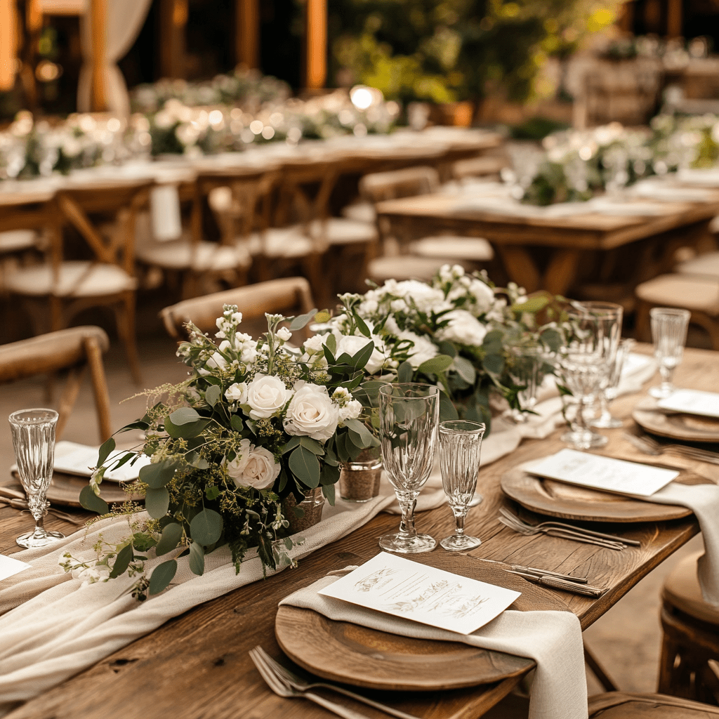 mocha mousse esküvői dekoráció