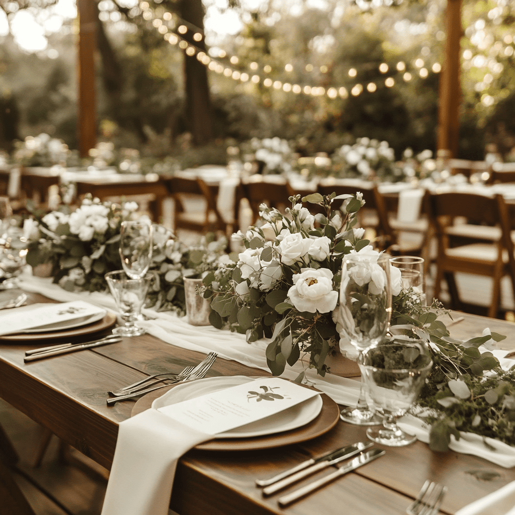 mocha mousse esküvői dekoráció