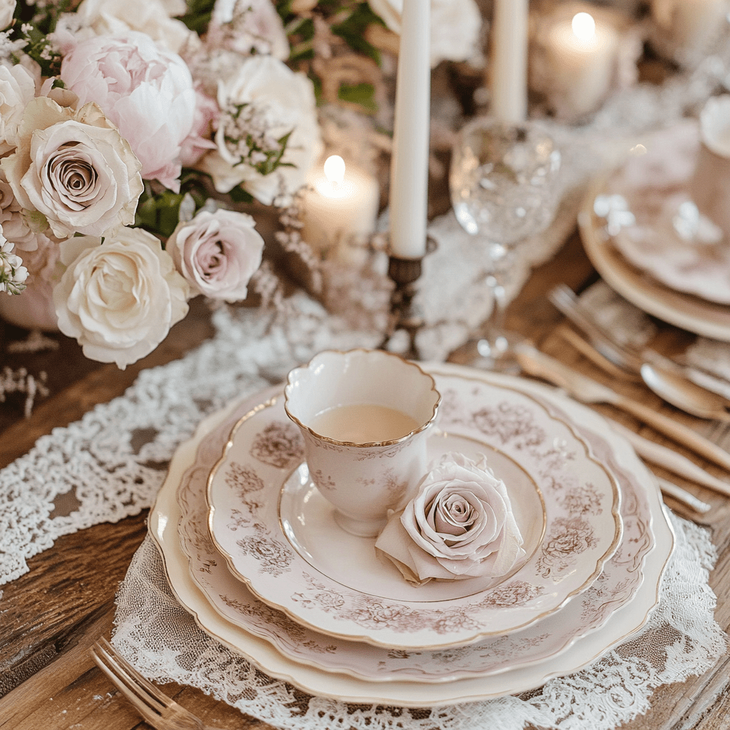 mocha mousse esküvői dekoráció