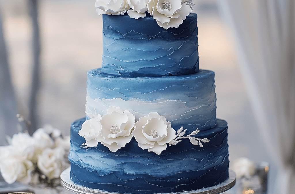 Meseszép Kék Esküvői Torta: Stílus, Inspiráció és Tippek a Tökéletes Desszerthez