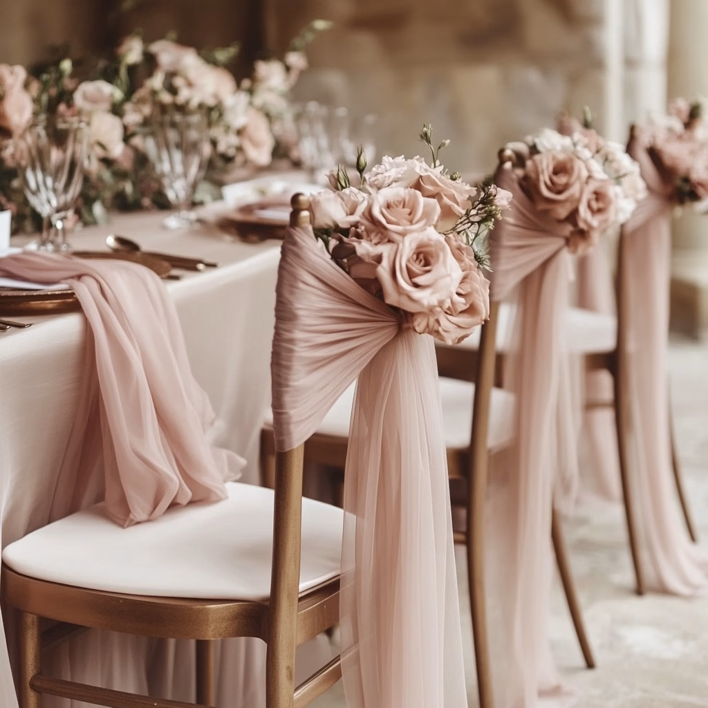 Rose gold dekoráció