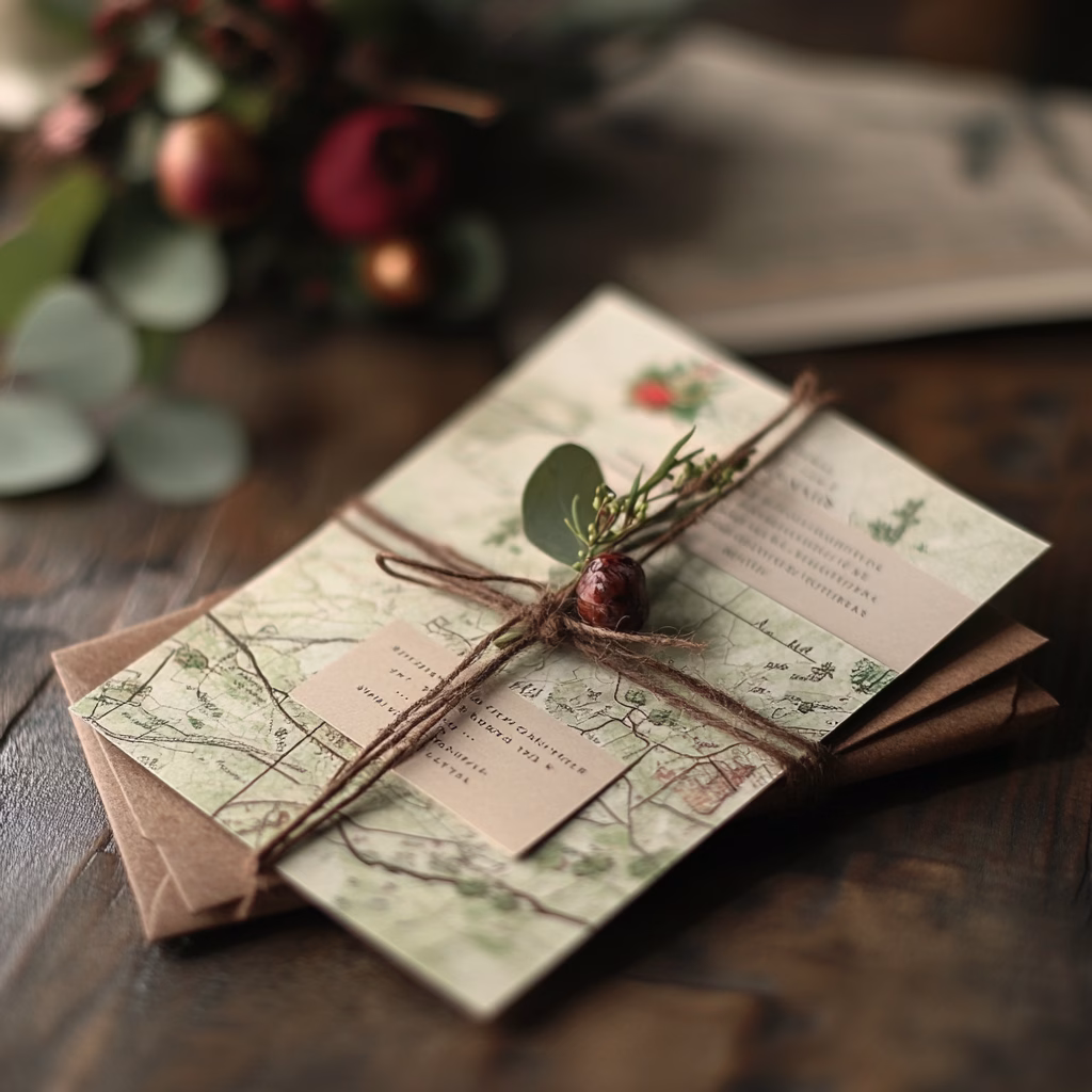 Térképes vagy útmutató jellegű meghívók