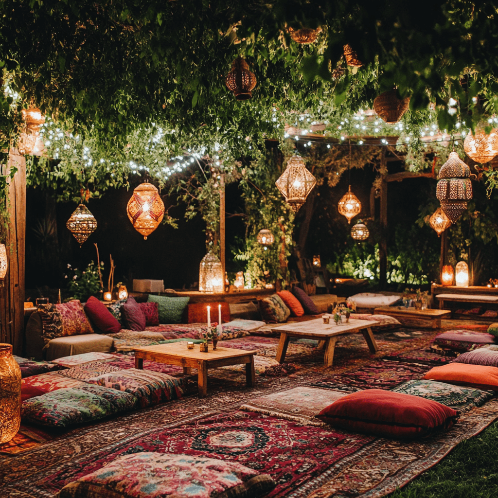 bohém esküvői ötletek