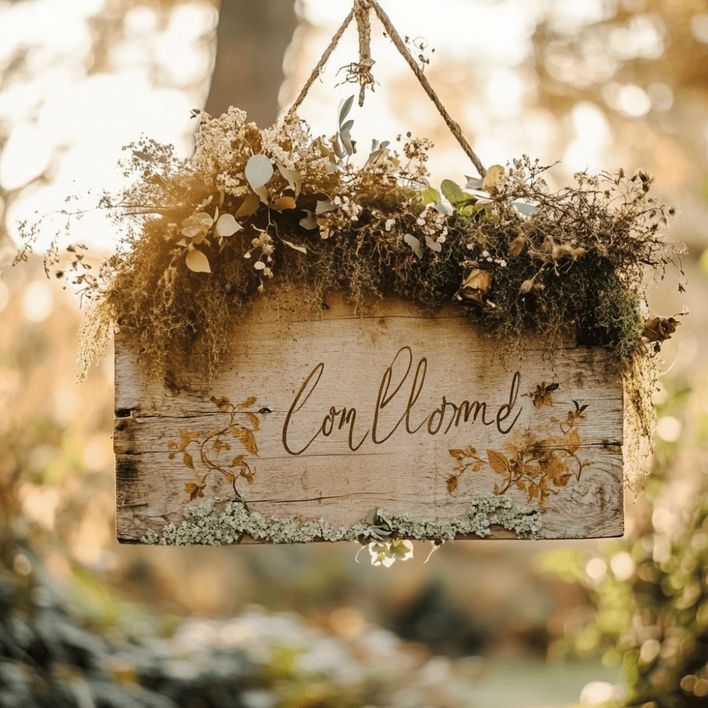 zöld esküvői dekoráció