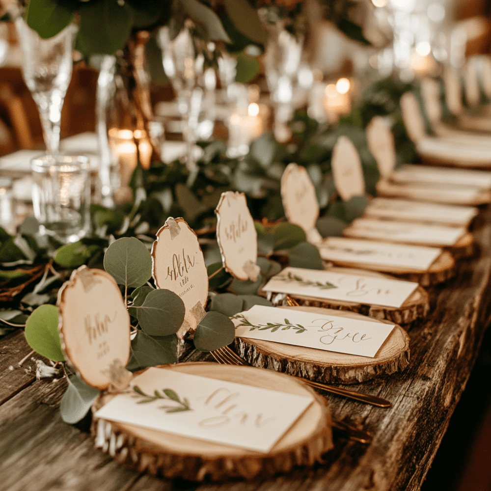 zöld esküvői dekoráció