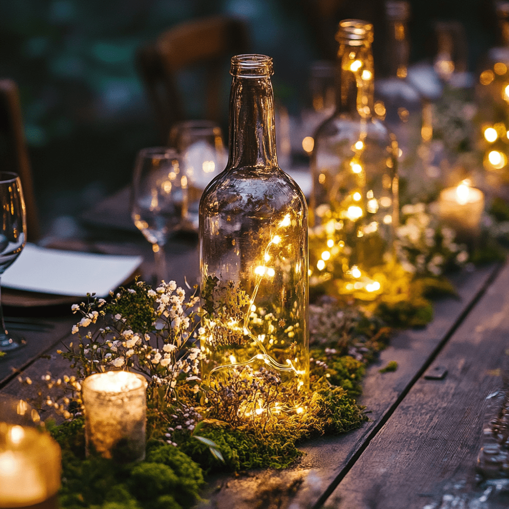 5. Üvegpalackokból készült lámpások