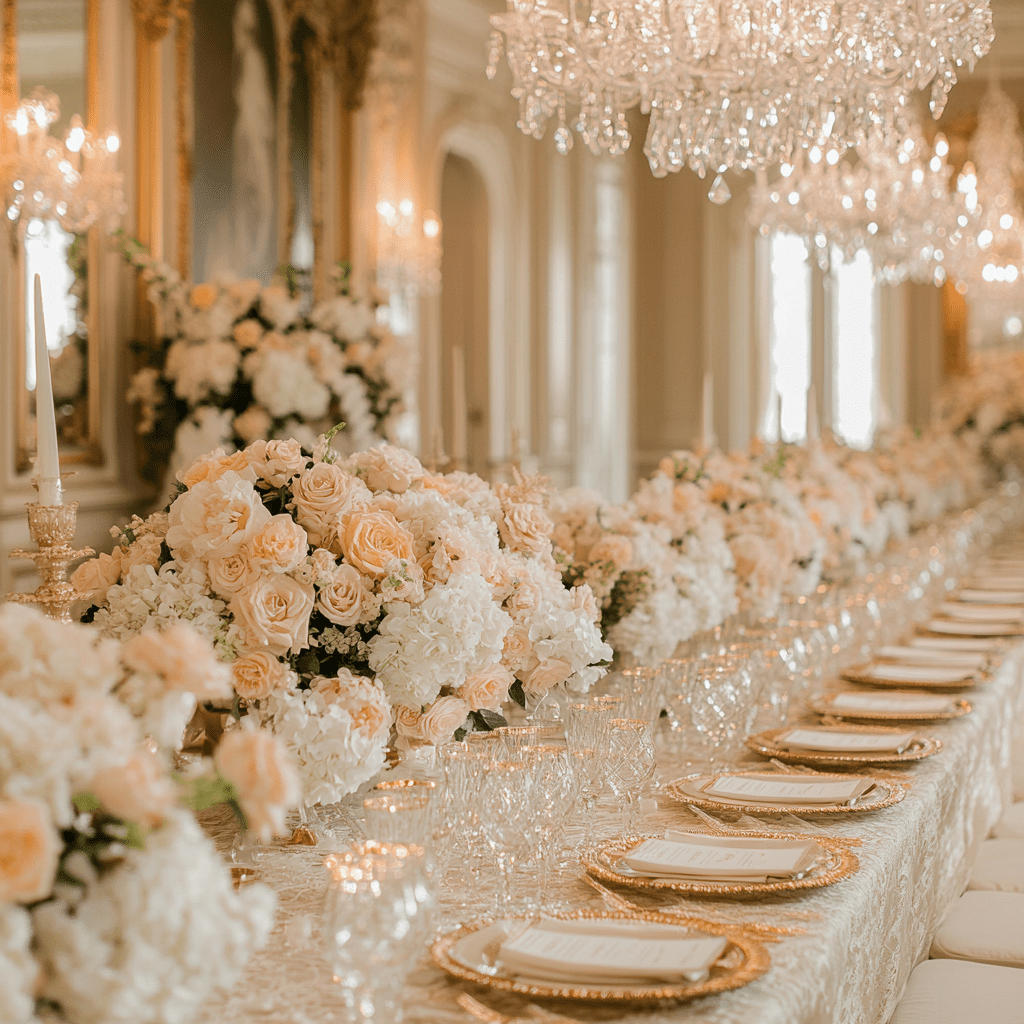 Bridgerton stílusú esküvő