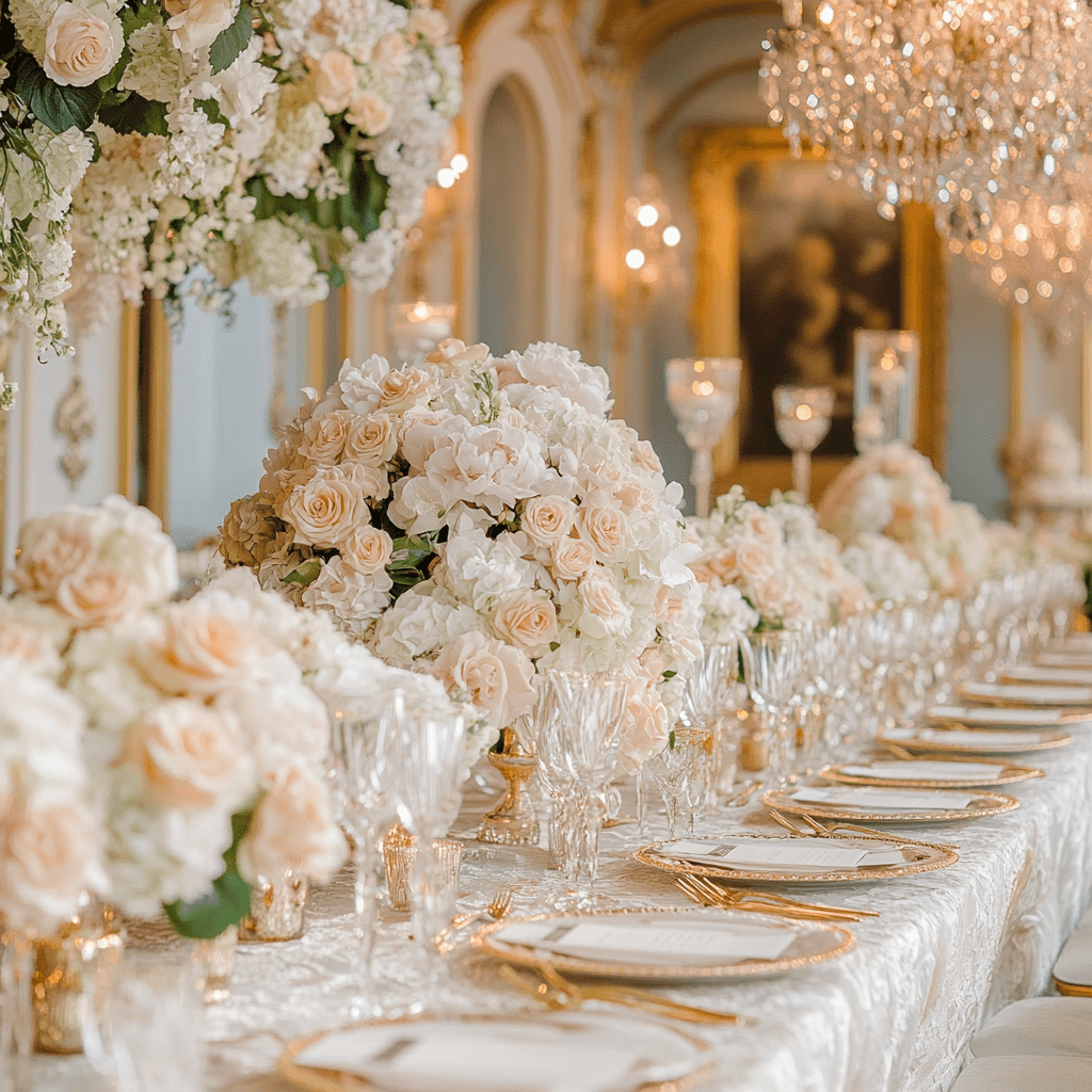 Bridgerton stílusú esküvő