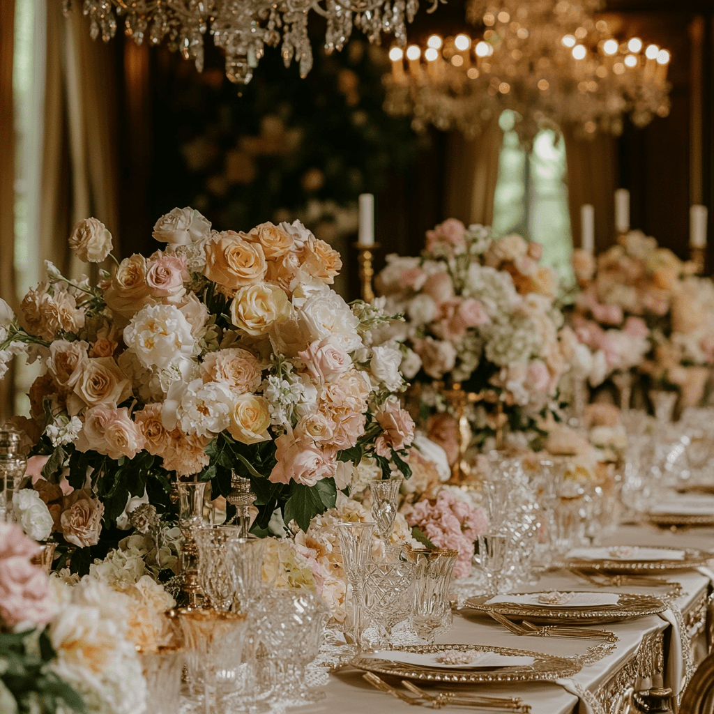 Bridgerton stílusú esküvő