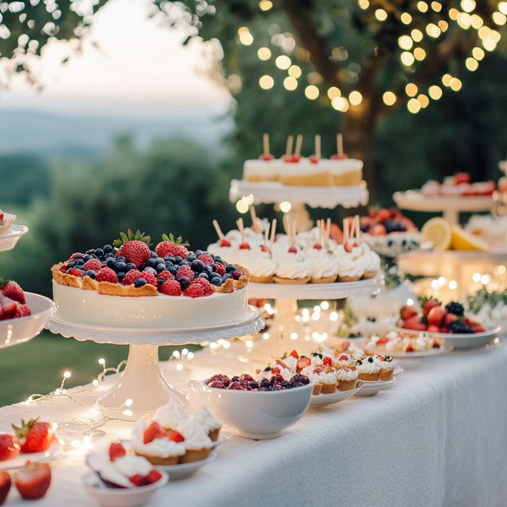 nyári esküvői menü