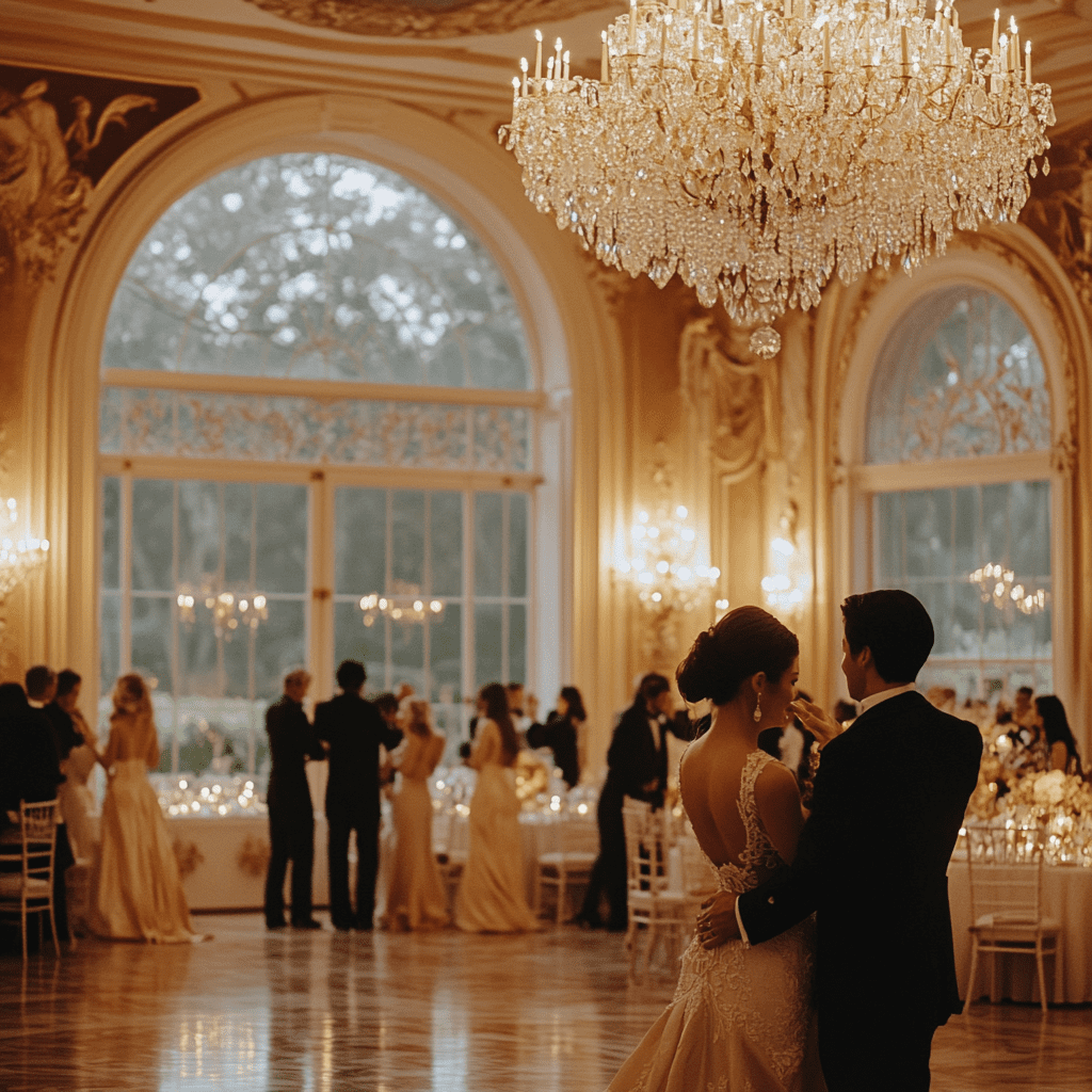 Bridgerton stílusú esküvő