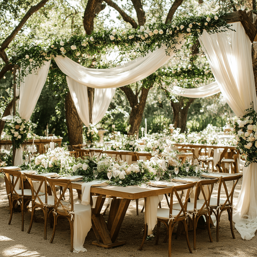 kerti esküvői színek