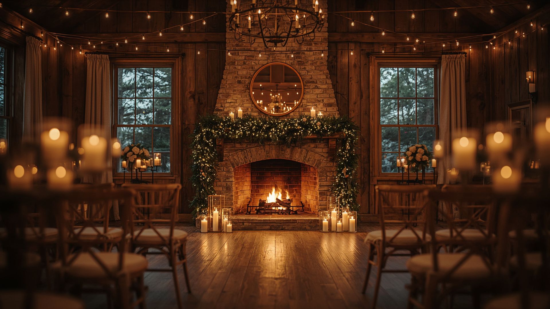 Kandallós esküvői hangulat