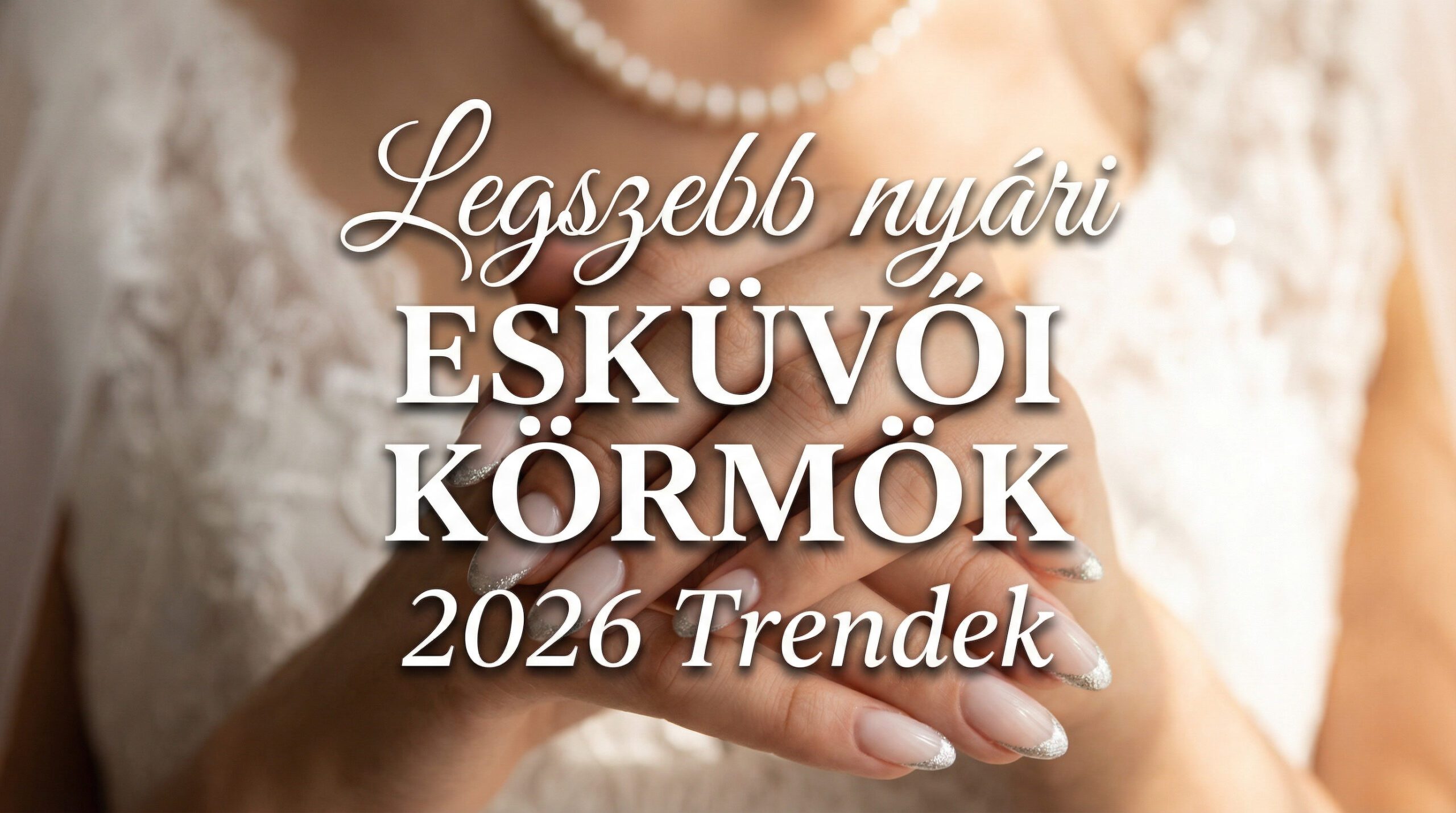 Nyári esküvői köröm trendek 2026 – A legszebb ötletek minden menyasszonynak