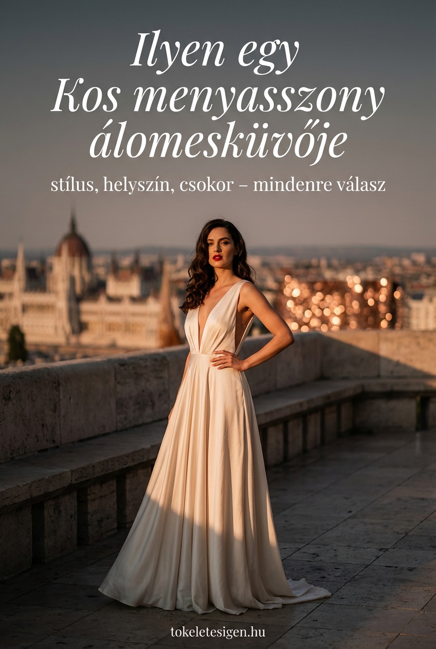 kos menyasszony esküvő